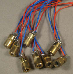 Bag of gold top laser diodes