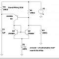 Low current LED flasher, David Pilling