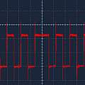 HC-SR04 drive signal with phase modulation, David Pilling