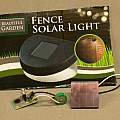 Poundland solar garden light, David Pilling